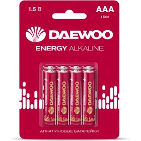 Алкалиновая батарейка DAEWOO LR03 ENERGY Alkaline 2021 BL-8 5031111 (артикул 17371284) – фото 1