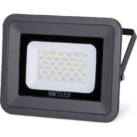 Светодиодный прожектор Wolta 5700K, 30W SMD,IP 65, цвет серый, слим WFL-30W/06 (артикул 15784842) – фото 1