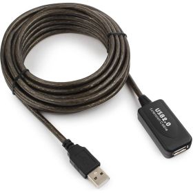 Кабель удлинитель Cablexpert USB 2.0 активный 5 м UAE-01-5M AM/AF (артикул 16206311) – фото 1