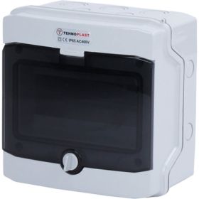 Навесной распределительный щит TEHNOPLAST 8 автоматов IP65 - N8D 30530 (артикул 16436647) – фото 1