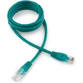 Патч-корд Cablexpert UTP PP12-1.5M/G кат.5e, 1.5м, литой, многожильный зелёный PP12-1.5M/G (артикул 15933237) – фото 1
