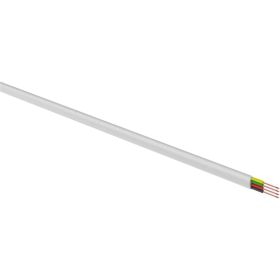 Телефонный кабель REXANT ШТЛП, 4 жилы CCA, белый, бухта 100м 01-5101-3 (артикул 16181712) – фото 1