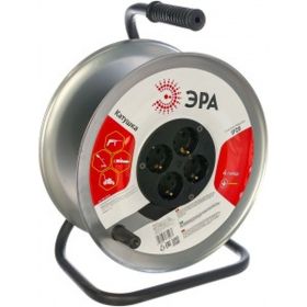 Металлическая катушка ЭРА K-M-4z с заземлением 4гн Б0033026 (артикул 15881725) – фото 1