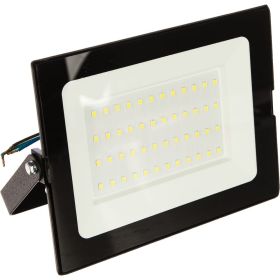 Прожектор LED SMD, черный, 50Вт, 230В, 6500К Ultraflash LFL-5001 C02 12317 (артикул 15566800) – фото 1