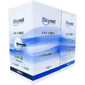 Кабель SkyNet Light FTP indoor 4x2x0,46, медный, FLUKE TEST, кат.5e, однож., 305 м, box, серый CSL-FTP-4-CU (артикул 15932914) – фото 1
