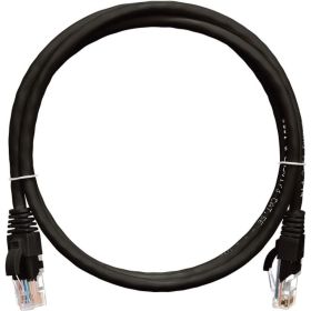 Коммутационный шнур NIKOMAX U/UTP 4 пары, черный, 1м NMC-PC4UD55B-010-BK (артикул 15893377) – фото 1