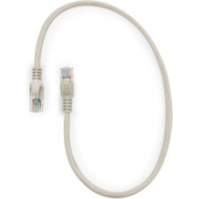 Патч-корд Cablexpert UTP PP12-0.5m кат.5e, 0.5м, литой, многожильный серый PP12-0.5M (артикул 15933177) – фото 1