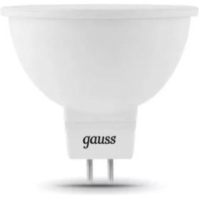 Лампа GAUSS MR16 12V 5W 530lm 6500K GU5.3 LED 1/10/100 201505305 (артикул 16856527) – фото 1