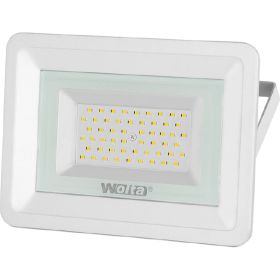 Светодиодный прожектор Wolta, 5700K, 50 W SMD, IP 65, цвет белый, слим WFL-50W/06W (артикул 15926137) – фото 1