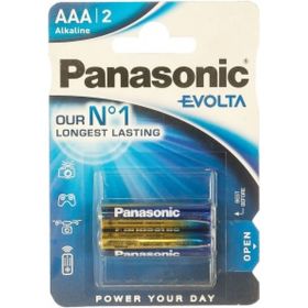 Щелочная батарейка LR03 AAA Evolta 1.5В бл/2 Panasonic 5410853044840 (артикул 15545827) – фото 1