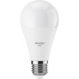 Светодиодная лампа Sholtz груша 16Вт E27 4200К А60 175-265В, пластик LEB3071 (артикул 16293291) – фото 1