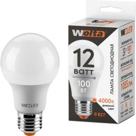 Лампа WOLTA LX A60 E27 12W 4000K 30S60BL12E27 (артикул 16100849) – фото 1