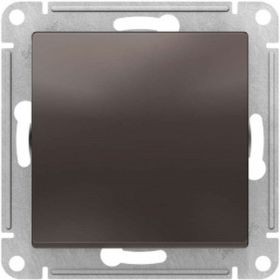 Механизм выключателя Schneider Electric 1-кл. ATLAS DESIGN сх.1 10АХ мокко ATN000611 1240354 (артикул 15846199) – фото 1