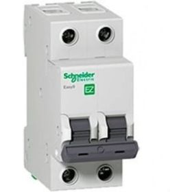Автоматический модульный выключатель EASY 9 2п C 20А 4.5кА Schneider Electric EZ9F34220 (артикул 15425360) – фото 1