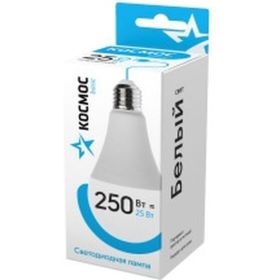 Светодиодная лампа КОСМОС LED BASIC A65 25Вт 220В E27 4500К LkecLED25wA65E2745 527740 (артикул 15933363) – фото 1