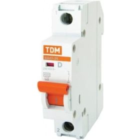 Автоматический выключатель TDM ВА47-29 1Р 16А 4.5кА D SQ0206-0141 (артикул 15498633) – фото 1