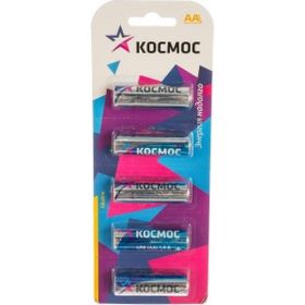 Батарейка пальчиковая LR6 5шт КОСМОС KOCLR65BL (артикул 15429309) – фото 1