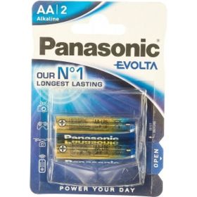 Щелочная батарейка LR6 AA Evolta 1.5В бл/2 Panasonic 5410853044758 (артикул 15545828) – фото 1