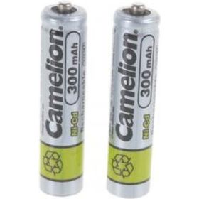 Аккумулятор Camelion 1.2В AAA-300mAh Ni-Cd BL-2, 3144 (артикул 15084077) – фото 1