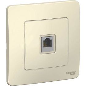 Телефонная розетка Schneider Electric BLANCA RJ11, МОЛОЧНЫЙ BLNIS011002 (артикул 16314038) – фото 1