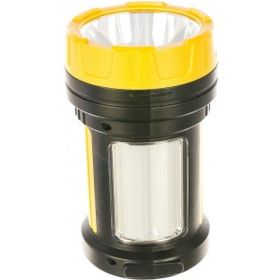 Аккумуляторный фонарь КОСМОС 5W LED, бок.пан. 10Вт, 3 реж раб, з/у 22 479991 (артикул 15916331) – фото 1