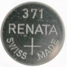 Батарейка для часов Renata R 371 (SR 920 SW, 1.55V, 38mAh, 9.5x2.1mm) 4352 (артикул 15083962) – фото 1