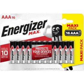 Батарейки Energizer MAX E92/AAA 16 шт/бл Alkaline 7638900425864 (артикул 16281993) – фото 1