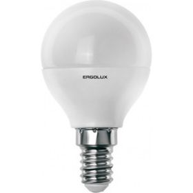 Светодиодная лампа Шар Ergolux LED-G45-7W-E14-4K 7Вт E14 4500K 172-265В 12144 (артикул 15695201) – фото 1
