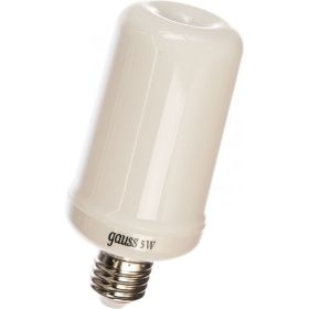 Лампа Gauss LED T65 Flame 5W E27 20-80lm 1500K 1/10/100 SQ157402105 (артикул 15869198) – фото 1