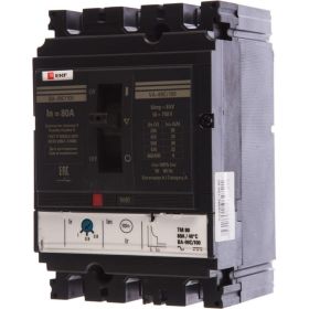 Автоматический трехполюсный выключатель EKF ВА-99C 100/80А 36кА mccb99C-100-80 (артикул 15931565) – фото 1
