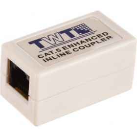 Соединитель 2-х портов RJ-45, неэкранированный, категории 5е TWT CP45UTP5E (артикул 16102221) – фото 1