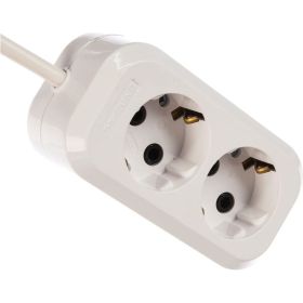Бытовой удлинитель UNIVersal Е-302 ПВС 3*1 2гн. с/з 2м 9631972 (артикул 15984198) – фото 1