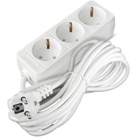 Бытовой удлинитель UNIVersal ТМ 3500 Вт с/з 3гн. ПВС 10м 481S-6310 (артикул 15984191) – фото 1