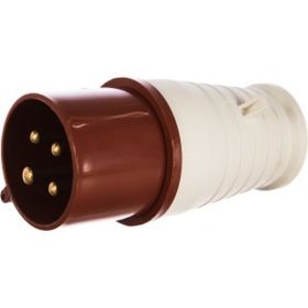 Электрическая кабельная вилка IEK 32А 3P+E 380В IP44 024 ИЭК PSR02-032-4 (артикул 15164574) – фото 1