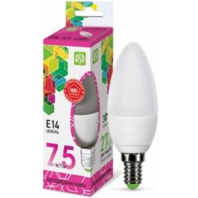 ASD Лампа сд LED-СВЕЧА-std 7.5Вт 230В Е14 6500К 675Лм 4690612019031 (артикул 15918891) – фото 1