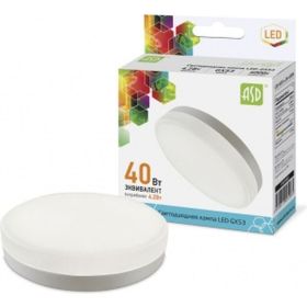 Лампа ASD сд LED-GX53-std 4.2Вт 230В 4000К 380Лм 4690612005065 (артикул 15918648) – фото 1