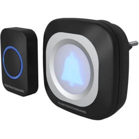 Беспроводной звонок Elektrostandard DBQ25M WL 36M IP44 Черный a047174 (артикул 16211081) – фото 1