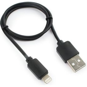 Кабель Гарнизон USB A(M) - Lightning, 0.5м, черный GCC-USB2-AP2-0.5M (артикул 16249551) – фото 1