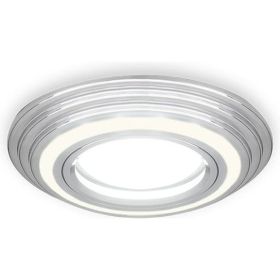 Светильник, Круг, Хром, Gu5.3, 3W, LED 3000K Gauss Backlight BL138 (артикул 15629360) – фото 1