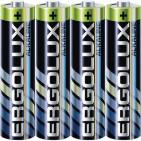 Батарейка Ergolux LR03, Alkaline, SR4,1.5В 14281 (артикул 16445274) – фото 1