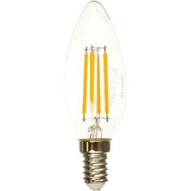 Лампа LED Candle E14 5W 2700К Gauss Filament 103801105 (артикул 15629262) – фото 1