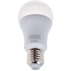 Лампа Gauss LED Elementary A60 20W E27 1750lm 6500K 1/10/50 23239 (артикул 15629409) – фото 1