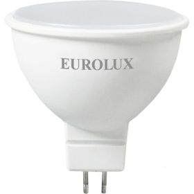 Светодиодная лампа Eurolux LL-E-MR16-7W-230-2,7K-GU5.3, рефлектор, 7Вт, теплый белый, GU5.3/ 76/2/23 (артикул 16278738) – фото 1