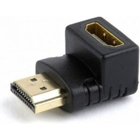 Переходник HDMI-HDMI Cablexpert, 19F/19M, угловой соединитель 90 градусов, A-HDMI90-FML (артикул 16206423) – фото 1