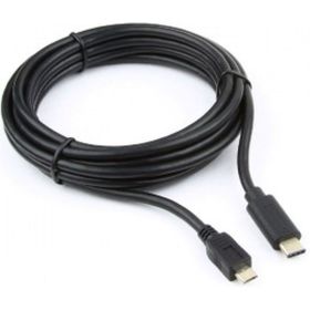 Кабель USB Cablexpert USB2.0 microBM/USB Type-C, 3м, пакет CCP-USB2-mBMCM-10 (артикул 16205156) – фото 1