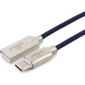 Кабель USB Cablexpert, USB 2.0, AM/microB, длина 1м, синий CC-P-mUSB02Bl-1M (артикул 16205107) – фото 1