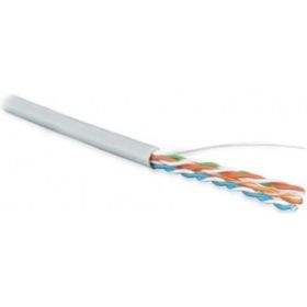 Кабель витая пара 305м Hyperline UUTP4-C5E-S24-IN-PVC-GY 41903 (артикул 15550776) – фото 1