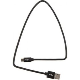 Кабель Cablexpert серия Silver USB 2.0 AM/micro-B, длина 0.5м, черный, блистер CC-S-mUSB01Bk-0.5M (артикул 16205444) – фото 1