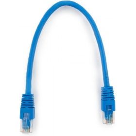 Патч-корд Cablexpert UTP PP6U-0.25M/B кат.6, 0.25м, литой, многожильный синий PP6U-0.25M/B (артикул 15933239) – фото 1