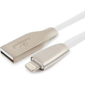 Кабель для Apple Cablexpert AM/Lightning, длина 0.5м, белый CC-G-APUSB01W-0.5M (артикул 16206350) – фото 1